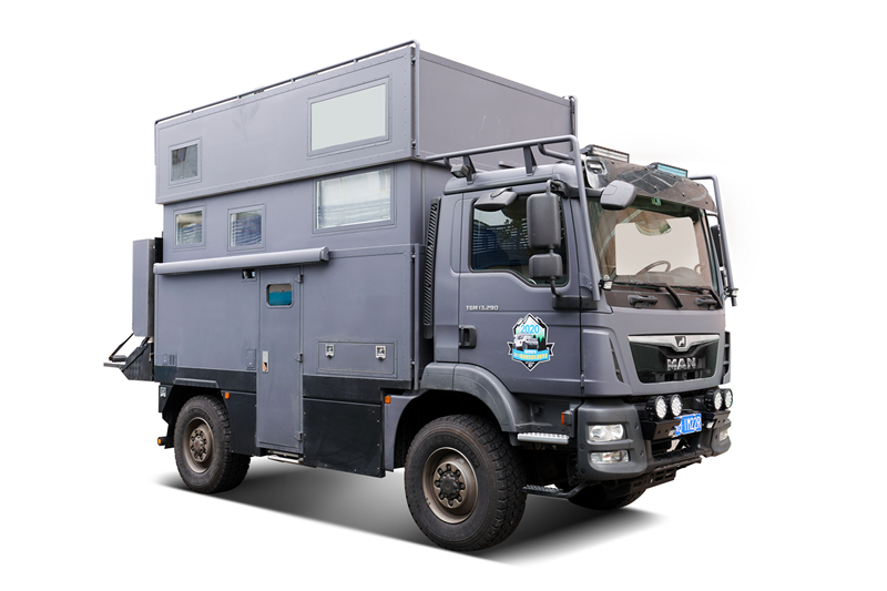 7.10上海房車展即將開始，德國MAN 4X4升降復(fù)式越野房車發(fā)布！